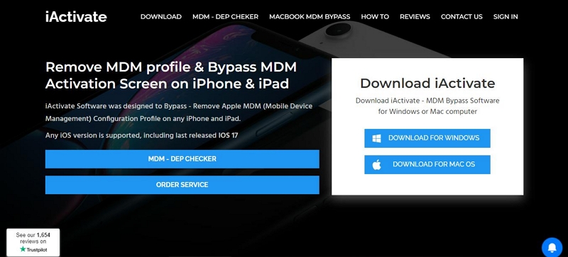 iActivate | ベスト 10 Apple MDM バイパス ツール