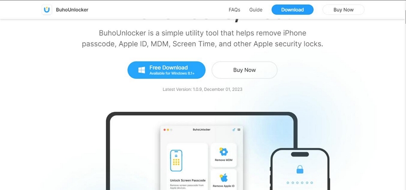 BuhoUnlocker | ベスト 10 Apple MDM バイパス ツール