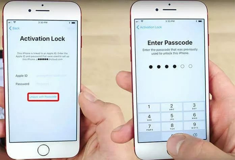 Ask for the screen passcode | Bypass iCloud Activation With IMEI