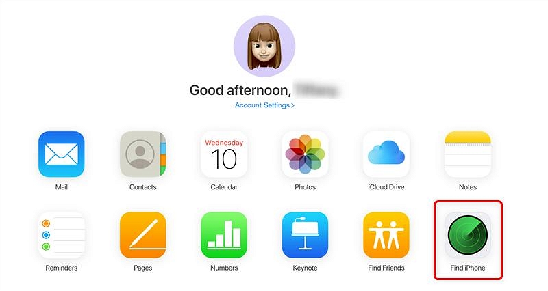 iCloud.com 経由で iOS デバイスを消去する手順 2 | Apple ID なしで iPhone アクティベーション ロックをバイパスする