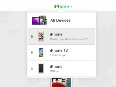 iCloudでiPhoneを選ぶ｜iPhone/iPadのApple IDパスワードを回避する