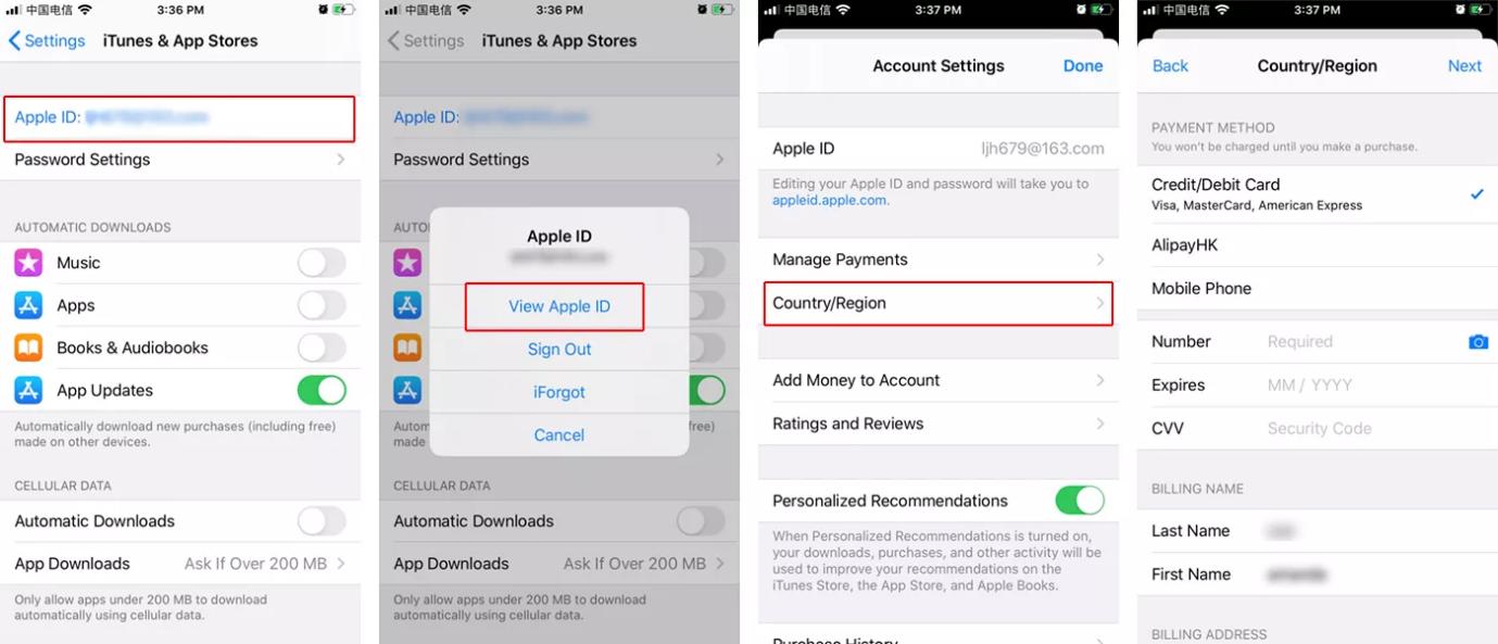 Change Apple ID Location | Account Not In This Store