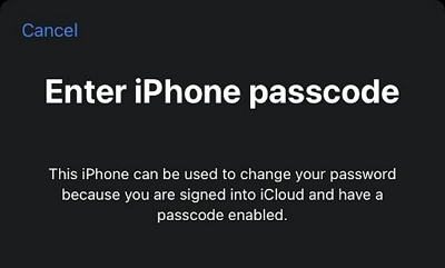 新しいパスワードを入力してください | iCloud パスワードを変更する
