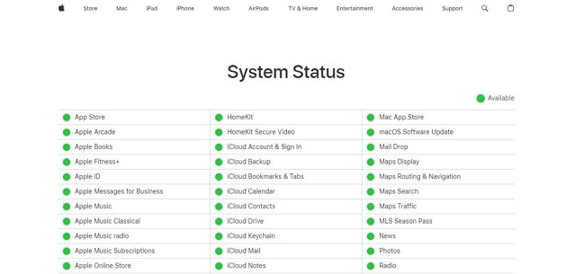 Check Apple Server Status | Can’t Sign Out of Apple ID on iPhone/iPad