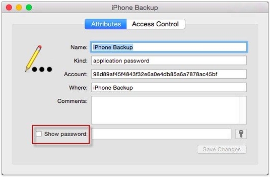 tick Show Password | iTunes Could Not Restore the iPhone Because the Password Was Incorrect