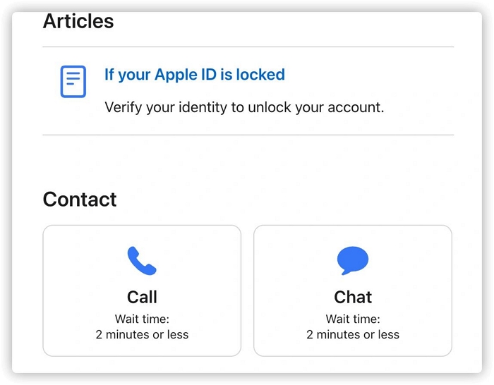 fill in correct information | Apple ID Locked for Security Reasons