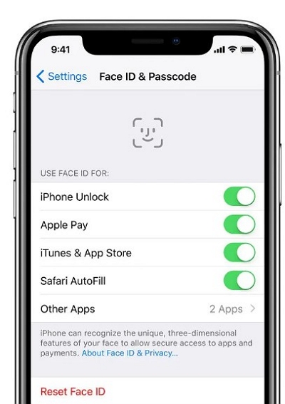 Face IDとパスコード｜Apple IDなしでアプリをダウンロードする