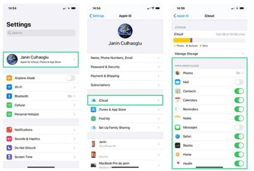 download items from iCloud | Change Apple ID without Losing Data