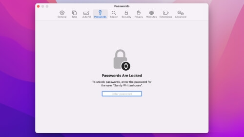 Enter your Mac password | Find iCloud Email Address