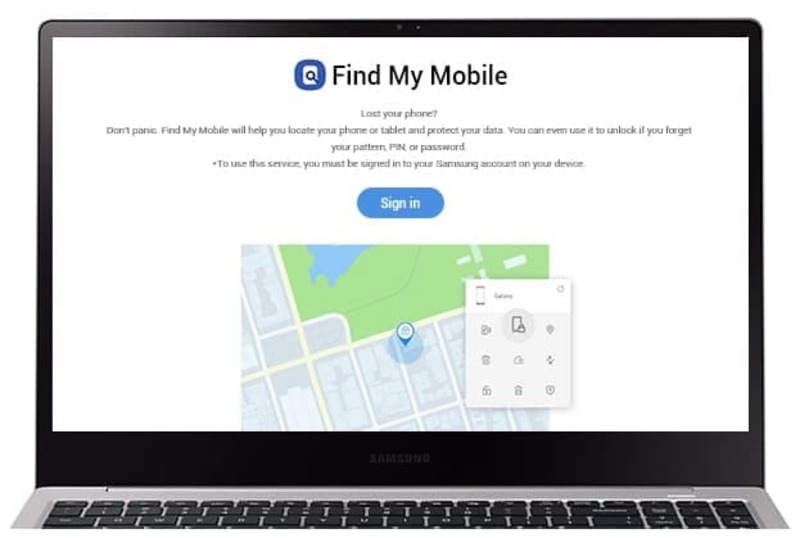 android pattern unlock not working using Find My Mobile step 1