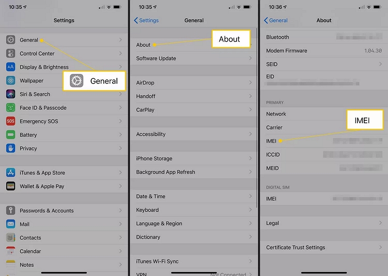 find your IMEI number | Find Out If Your iPhone is Unlocked