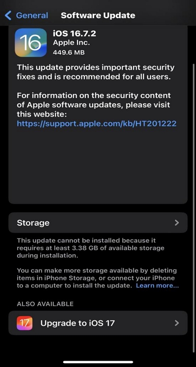 Software Update | Apple ID Verification Failed error