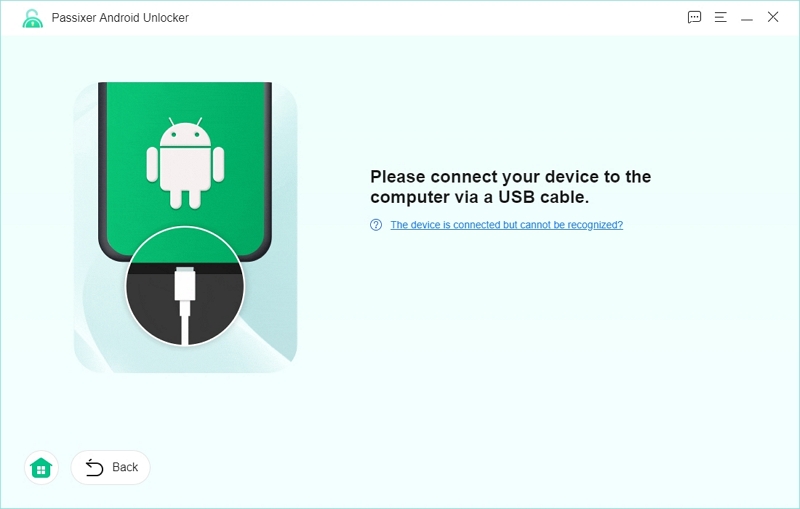 link Android phone | Passixer Android Unlocker User Guide