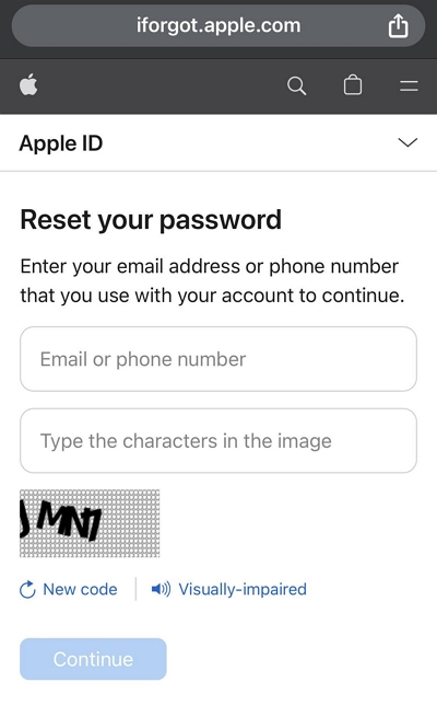 Apple ID またはパスワードを忘れた場合の手順 1 | Apple ID なしで iPhone アクティベーション ロックを解除する