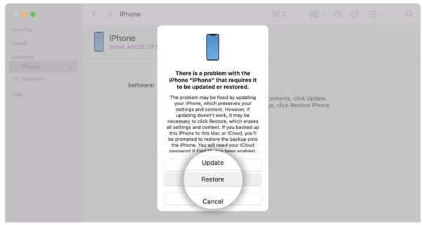 restore iPhone | iPhone Unavailable No Timer