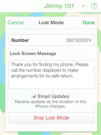 hit Stop Lost Mode | Unlock Found iPhone That I Lost