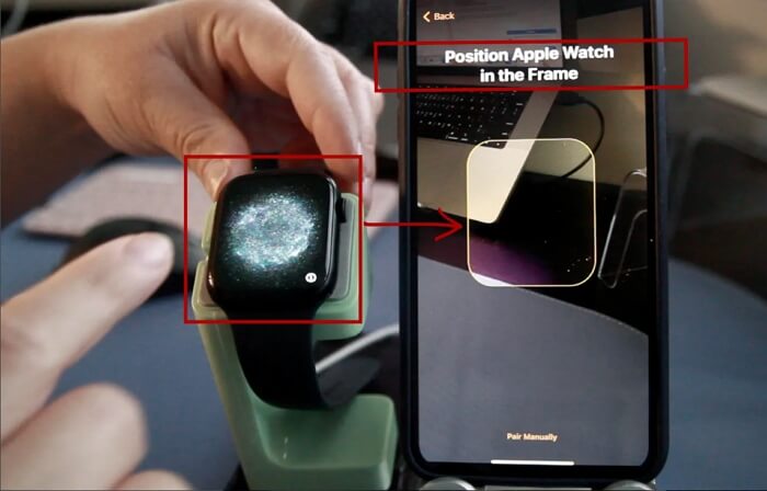 カメラでApple Watchをスキャン | iPhoneなしでApple Watch 3をリセットする パスコードの試行回数が多すぎる