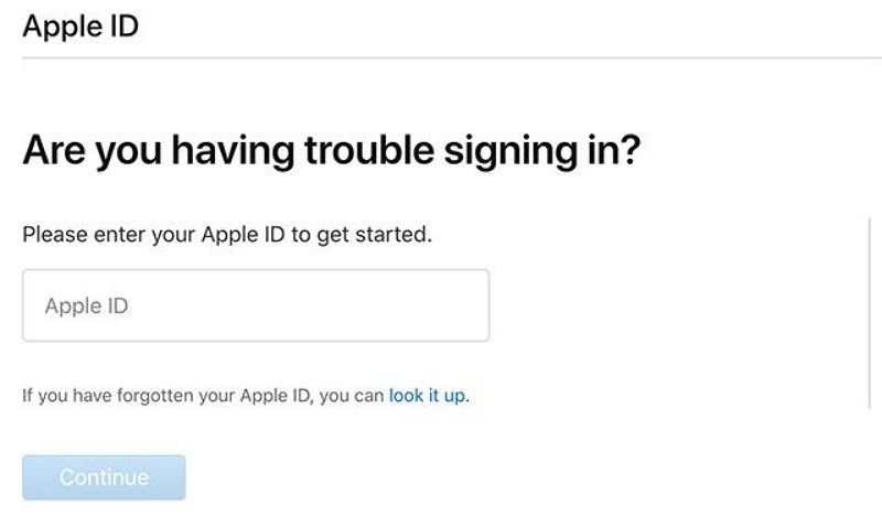 忘れてしまった Apple ID を調べる | この iPad のロックを解除するには Apple ID は使用できません