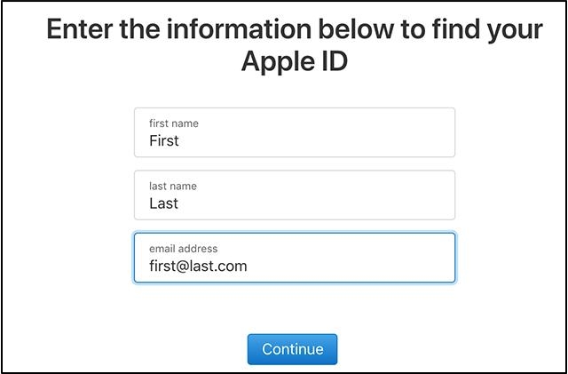 enter your Apple ID info | Unlock iPhone Passcode Without Apple ID