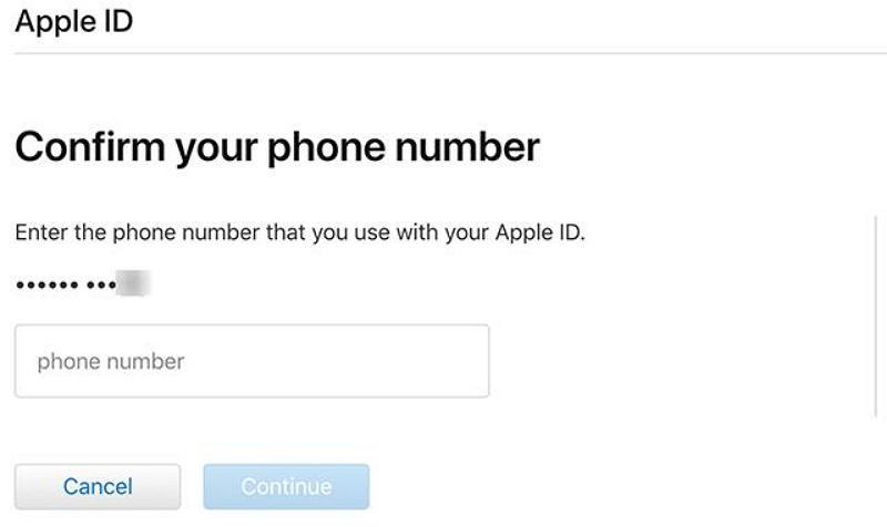 電話番号 | Apple ID はこの iPad のロック解除には使用できません