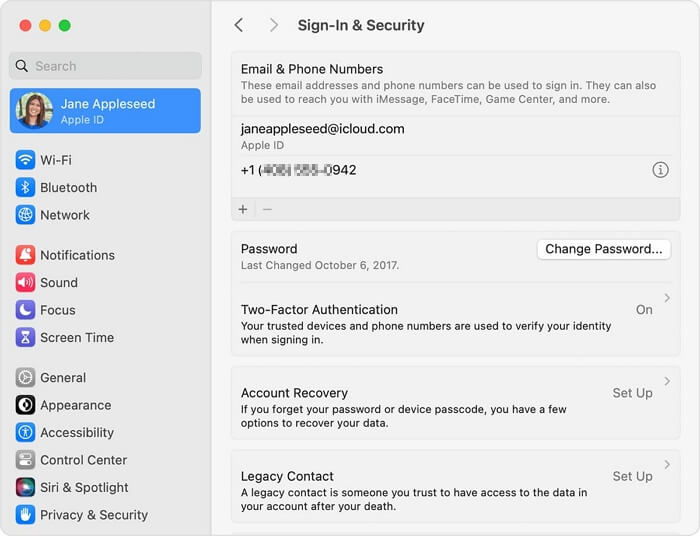 MacでApple IDのパスワードを変更する | パスワードなしでiPadのロックを解除する