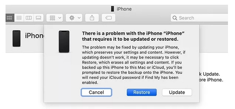 iTunesでiPhoneを復元する | iPhoneでFace IDとパスコードをバイパスする