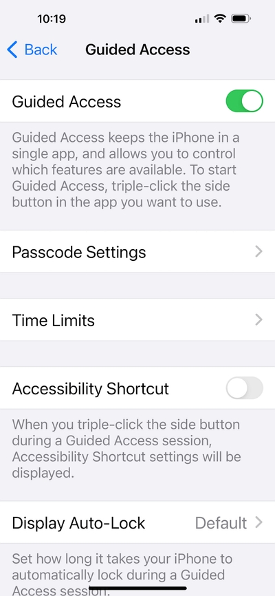 enable Guided Access | Set Password On Apps In iPhone