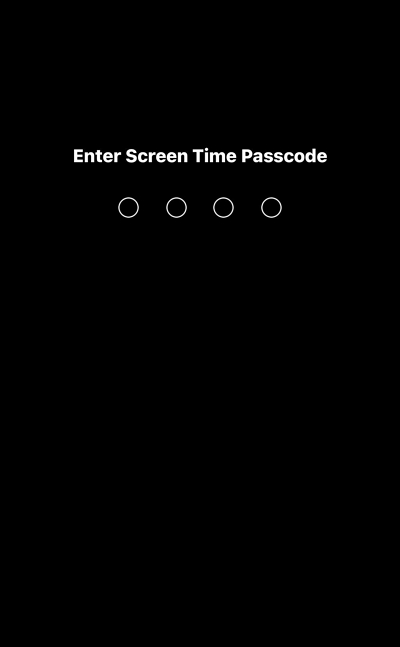 tap Screen Time Passcode | Set Password On Apps In iPhone