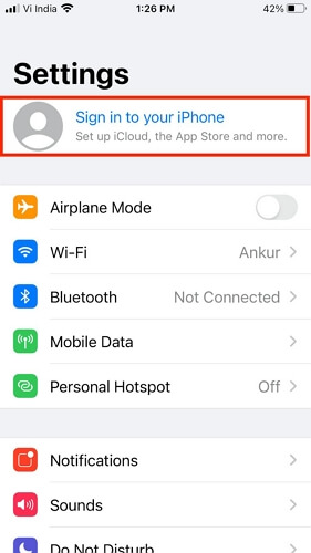 Click Sign In | Screen Time Passcode Won’t Reset with Apple ID Password