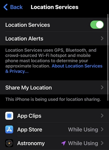 turn on Location Services | Can’t Turn Off Find My iPhone