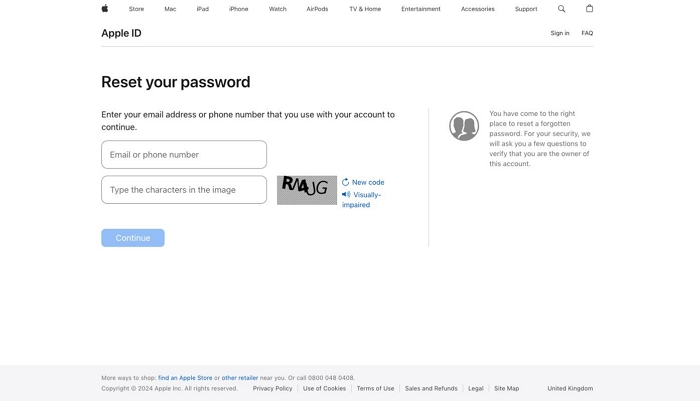 provide email or phone number | Apple ID Locked for Security Reasons