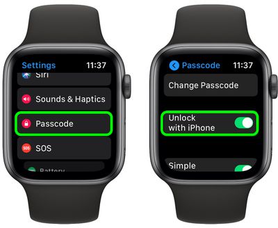 Unlock with iPhone | Unlock Apple Watch from iPhone