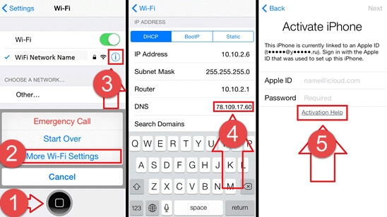 modify IP address | Unlock iCloud Locked iPhone