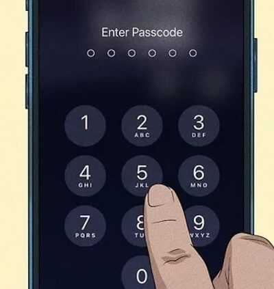パスコードでiPhoneのロックを解除する | iPhoneの画面をロックおよびロック解除する方法