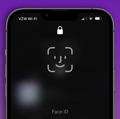 Face ID 1 で iPhone のロックを解除 | iPhone 画面をロックおよびロック解除する方法