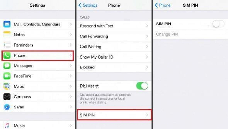 provide SIM PIN | Unlock SIM Card on iPhone