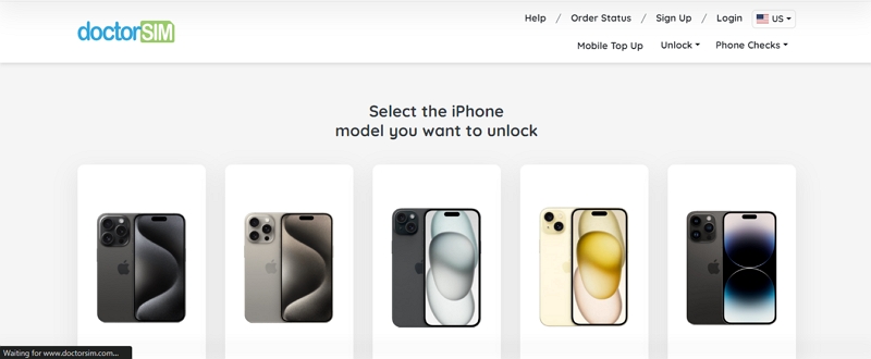 Select your iPhone model | Unlock Vodafone iPhone