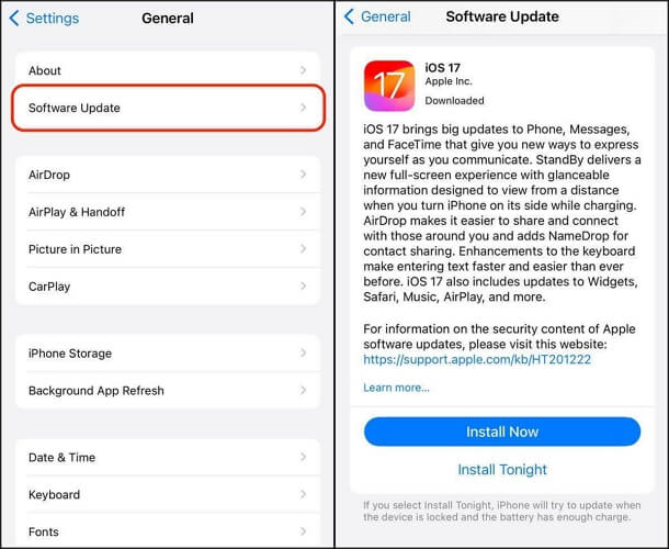 Update iPhone iOS | iPhone Keeps Going To Lock Screen