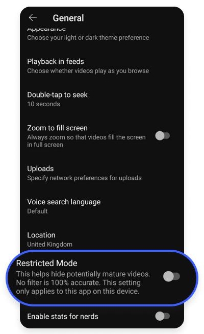 YouTube Restricted Mode | Turn Off Restricted Mode on iPhone/iPad